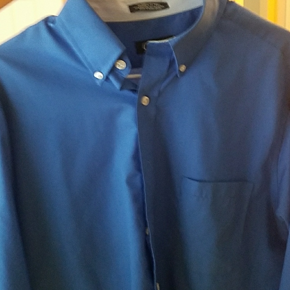Blue dress shirt